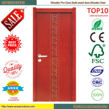 Romania Market Modern PVC Exterior MDF Door